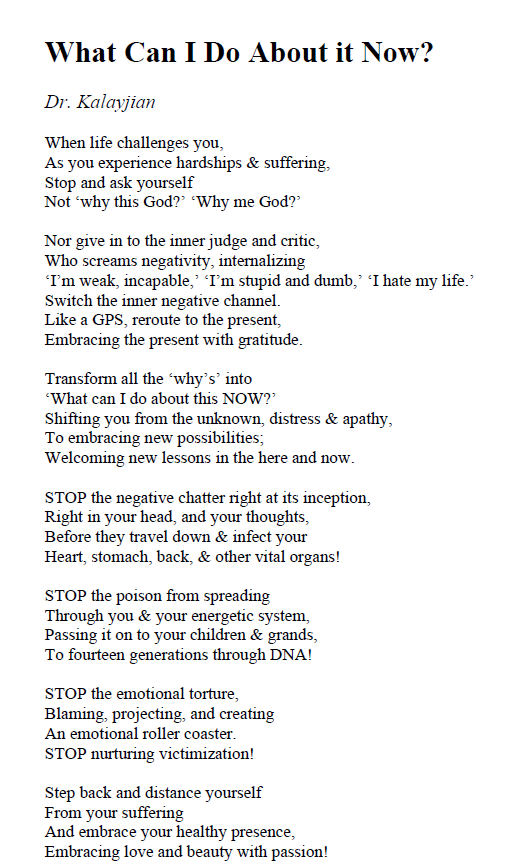 Poem what can i do