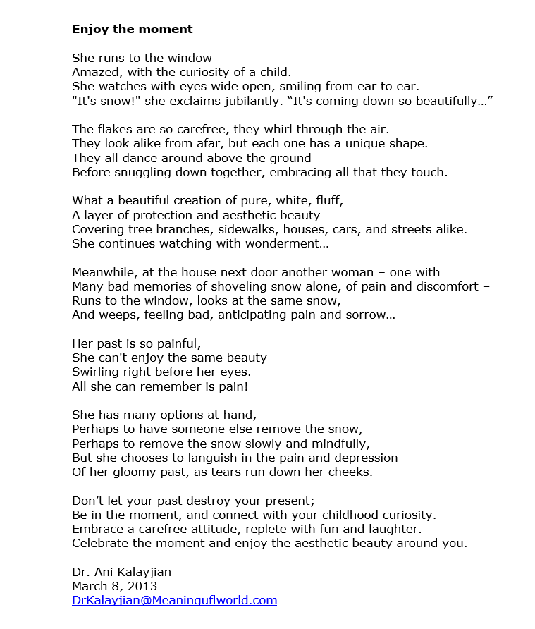 Poem enjoy
