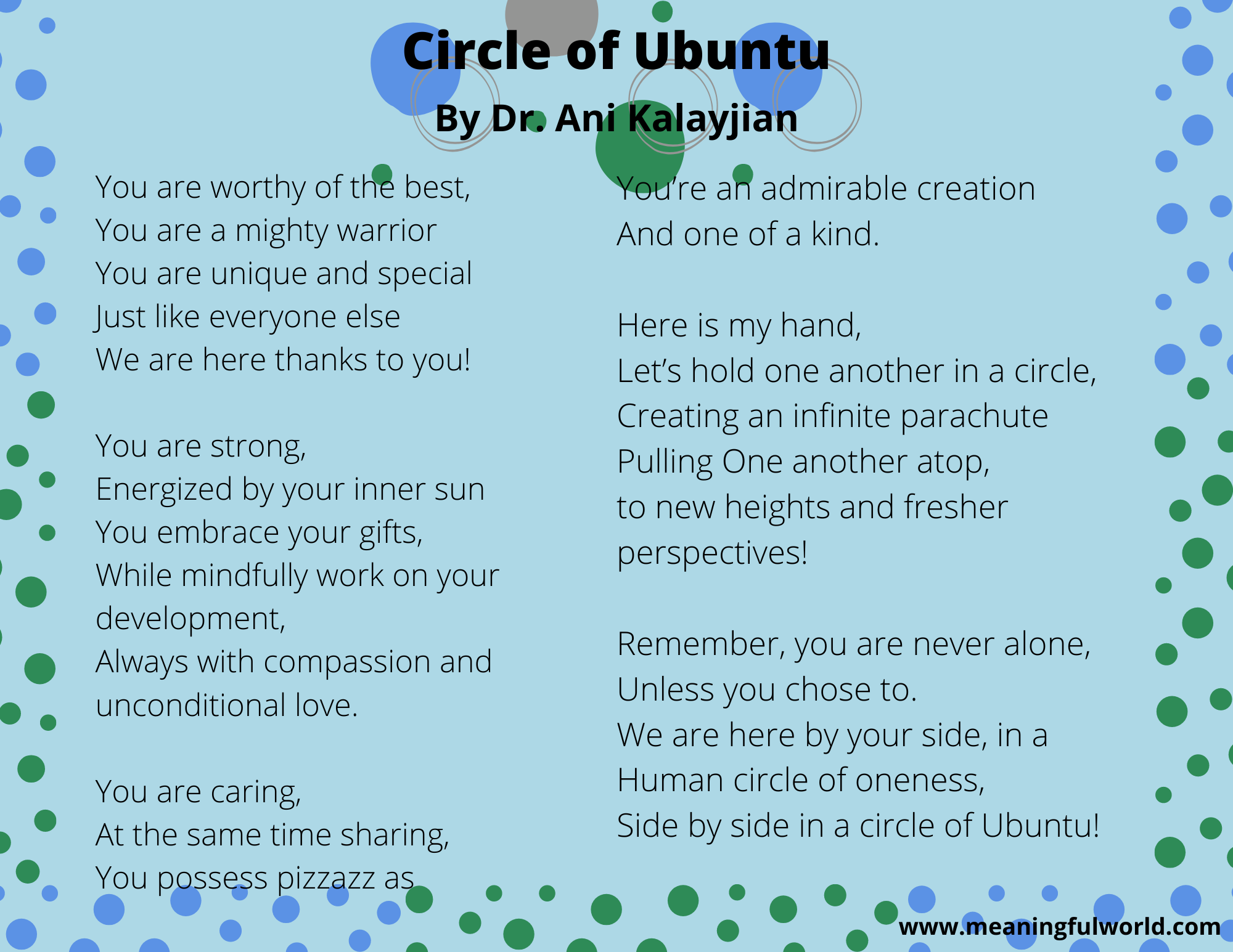 Poem Circle of Ubuntu (1)